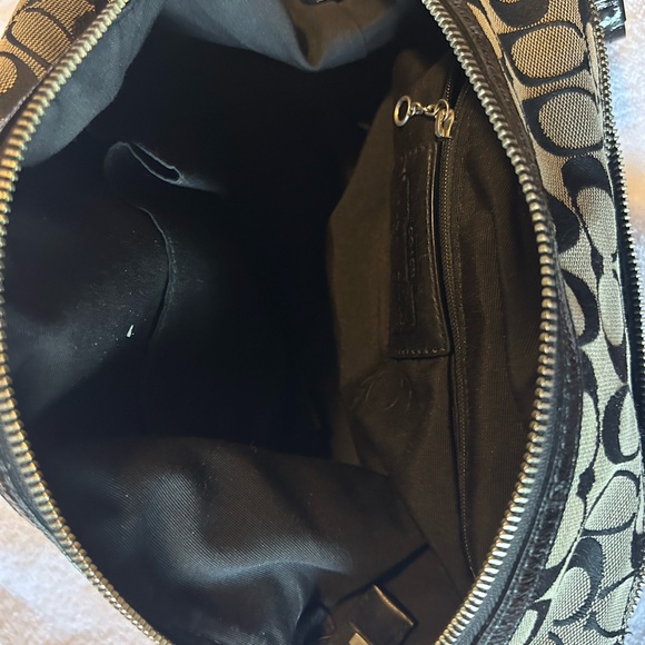 Coach og print black saddlebag - Picture 3 of 3